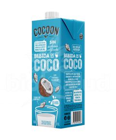 LECHE DE COCO SIN AZUCAR x1L COCOON
