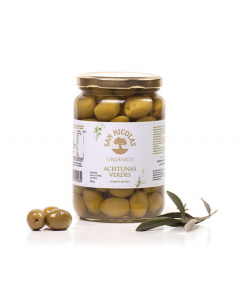 ACEITUNAS VERDES ORGANICAS 250g