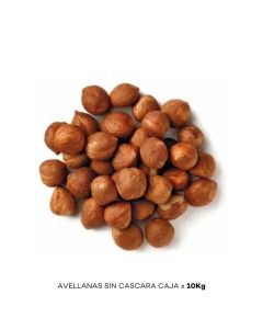 AVELLANAS SIN CASCARA CAJA  x 10Kg