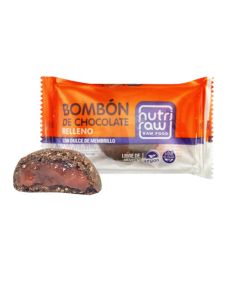BOMBON CHOCO C/MEMBRILLO x 10 NUTRI RAW