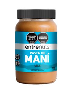 PASTA DE MANI CON COCO 360g ENTRENUTS