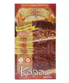 BIZCOCHUELO DE CHOCOLATE KAPAC X 500 GRS