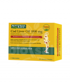 COD LIVER OIL x 60 CAPS NATURAL LIFE