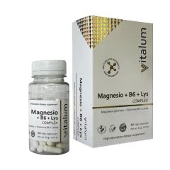 MAGNESIO B6+LYS COMPLEX x 60 CAP VITALUM