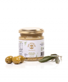 PASTA DE ACEITUNAS VERDES ORGANICA 170g