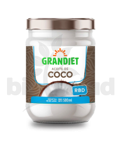 ACEITE DE COCO RBD x 500ml GRANDIET