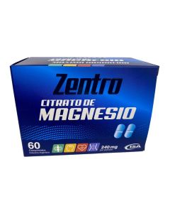 ZENTRO CITRATO DE MAGNESIO x 60 COMP ISA